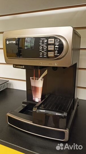 Кофеварка рожковая vitek VT-1517 BN