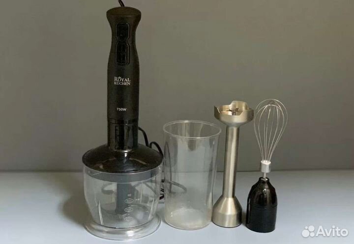 Блендер погружной 3в1 royal kuchen