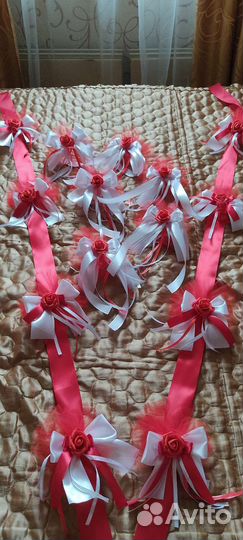 Свадебные украшения на машину