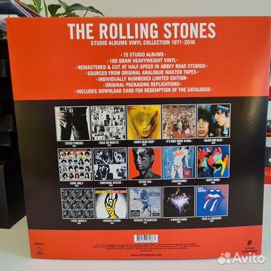 The Rolling Stones Studio Albums Vinyl 1971-2016