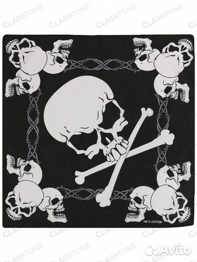 Бандана с черепами
