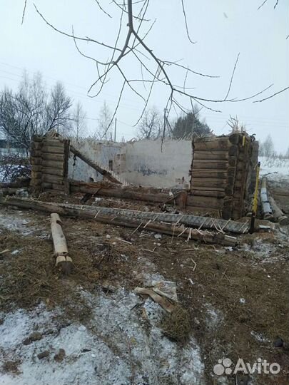 Демонтаж разбор ветхих строений