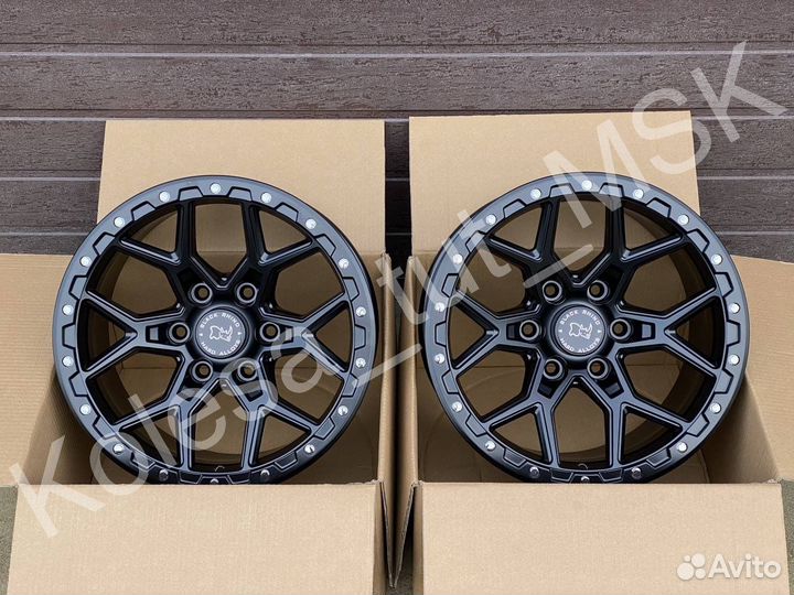 Диски r17 6/139.7 OFF road Series Black