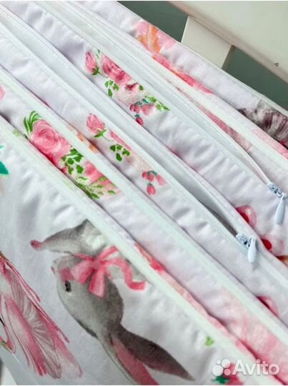 Бортики в кроватку