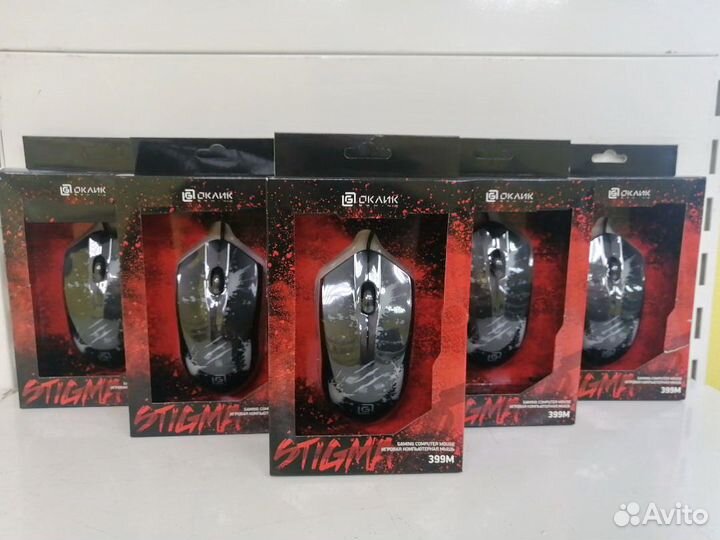 Игровая USB Мышь Oklick 399M Stigma 1000dpi