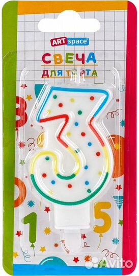 Фонтан для торта, свечи цифры