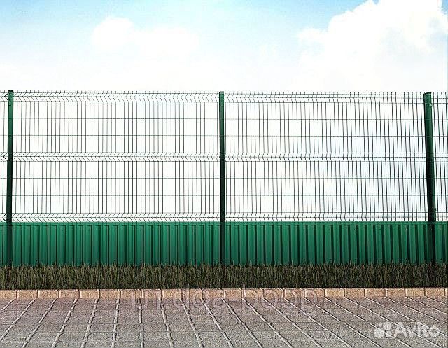 Сетка для забора 3d