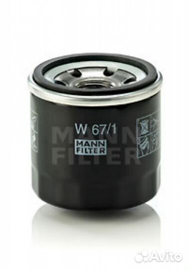 Mann-filter W 67/1 Фильтр масляный