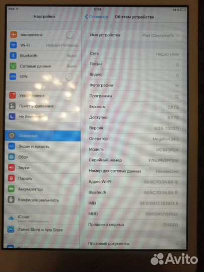 iPad mini wifi+cellular 16GB