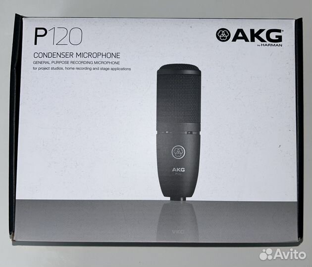 Студийный микрофон akg p120