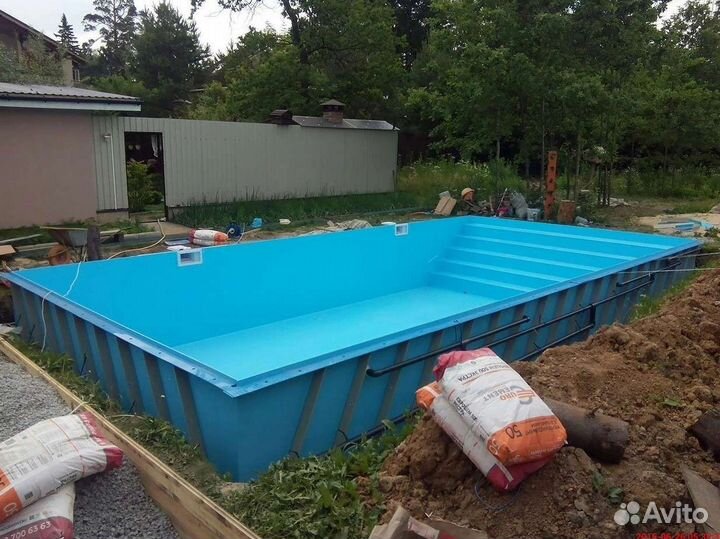 Пластиковый бассейн