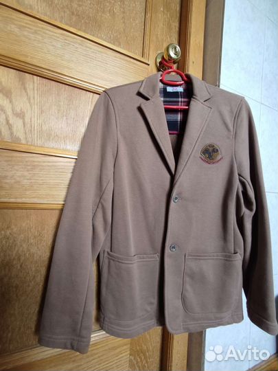 Пиджак трикотажный для мальчика 158