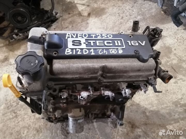 Двигатель B12D1 Шевроле Авео Т250 1.2