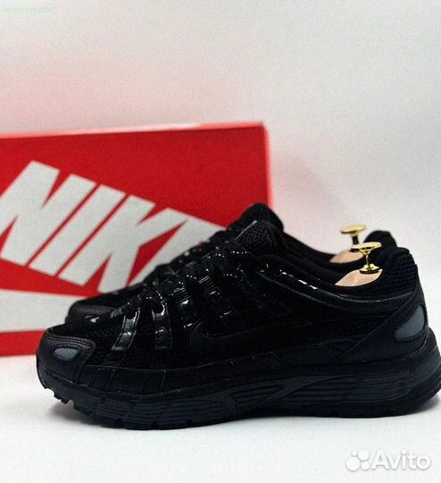 Элегантные черные кроссовки Nike P-6000