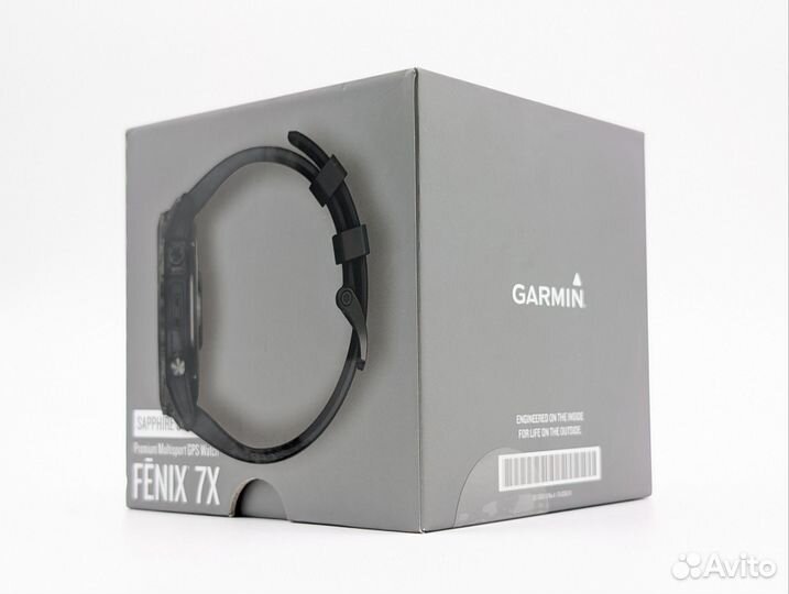 Смарт-часы Garmin Fenix 7x Sapphire Solar Carbon G