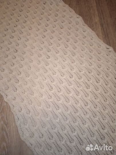 Палантин вязаный ручная работа