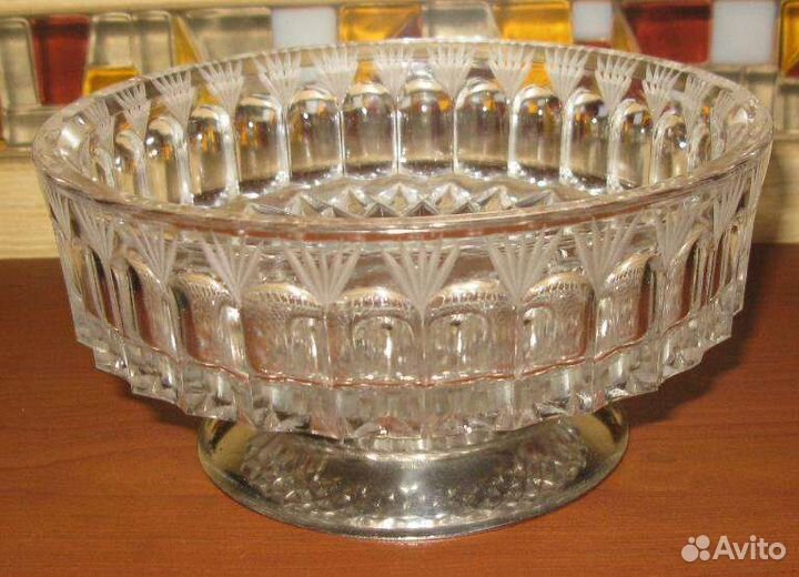 Конфетница хрусталь