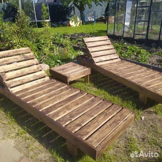 Шезлонг для дачи
