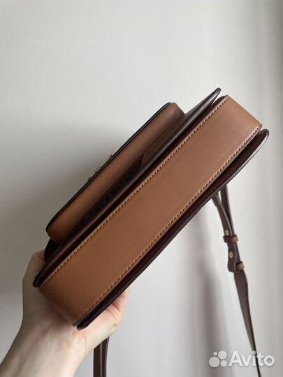 Сумка натуральная кожа коричневая