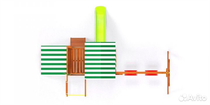 Новый детский спортивный комплекс для дачи