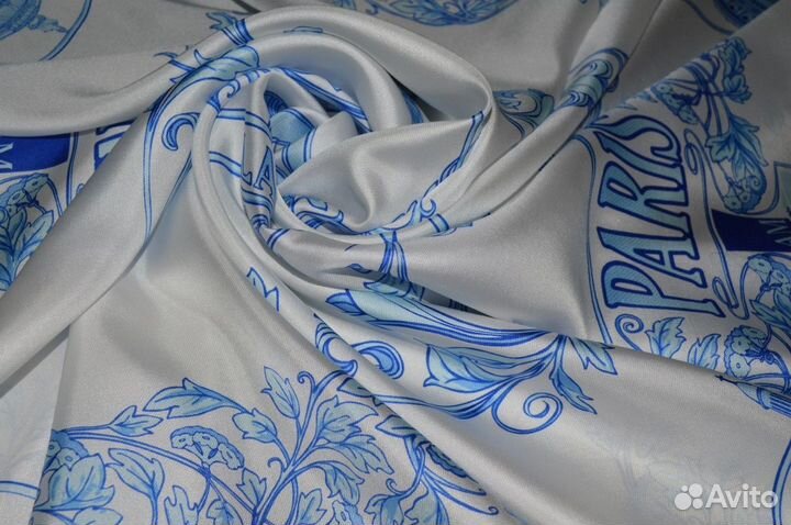 Шелковый платок Париж Города мира шелк 2006 год