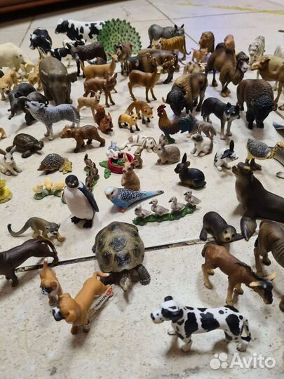 Фигурки schleich 120шт