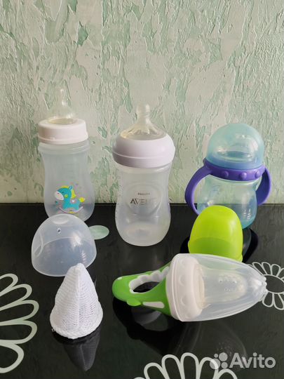 Ниблер, бутылочка для кормления Avent, поильник