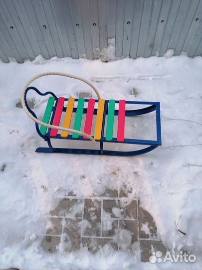 Детские санки коляска