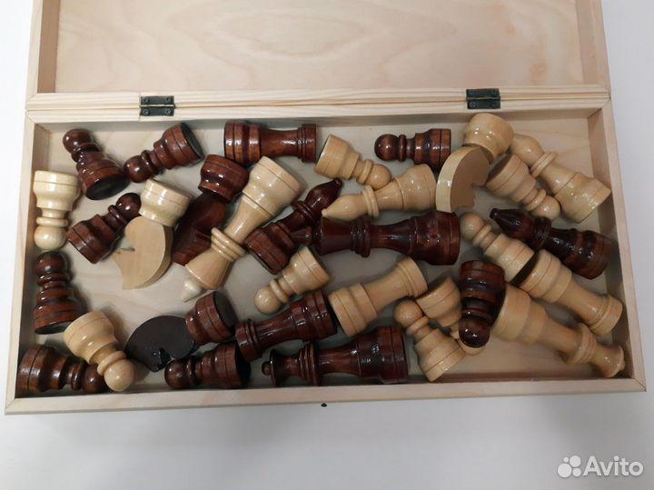 Шахматы большие гроссмейстерские деревянные(новые)