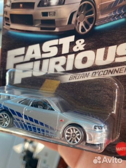 Hot wheels Fast & Furious nissan skyline gt r r34