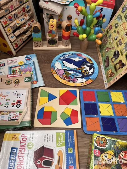 Большой пакет развивающих игрушек