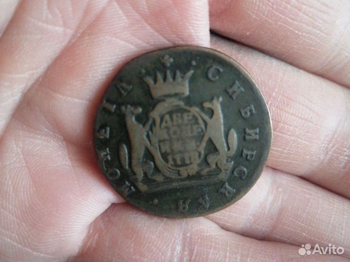 Монета Екатерина 2