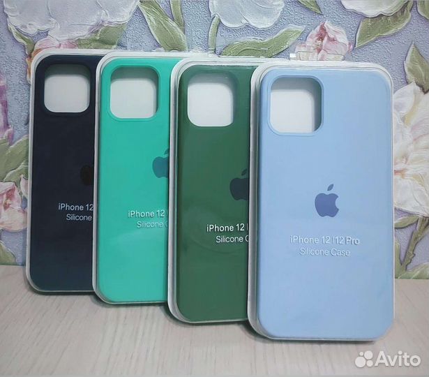 Силиконовый чехол iPhone 12/12 Pro