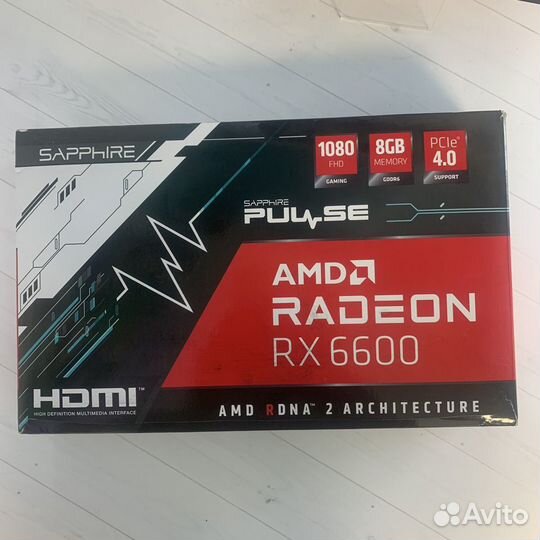 Видеокарта AMD radeon rx 6600