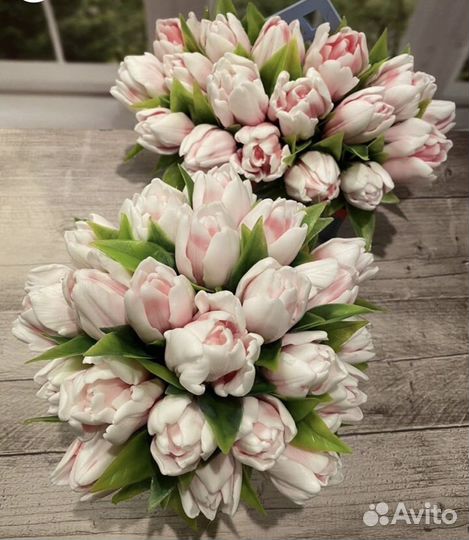 Букет тюльпанов из мыла (25 тюльпанов)