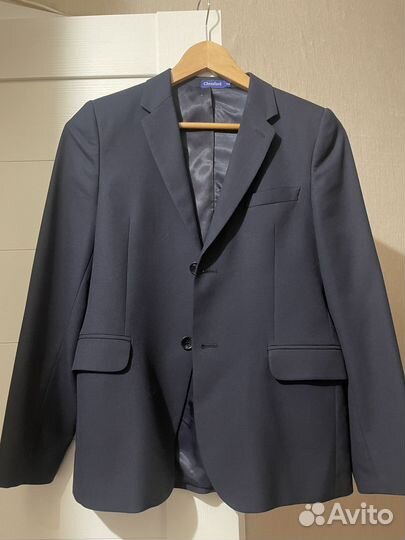 Пиджак школьный для мальчика 158 синий