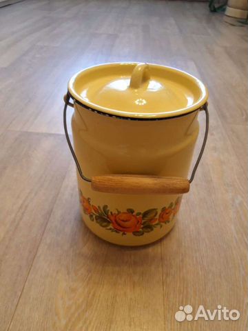 Бидон эмалированный новый