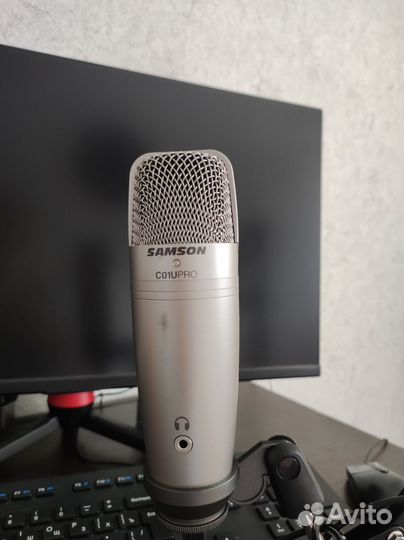 Микрофон Samson C01U PRO + попфильтр + пантограф
