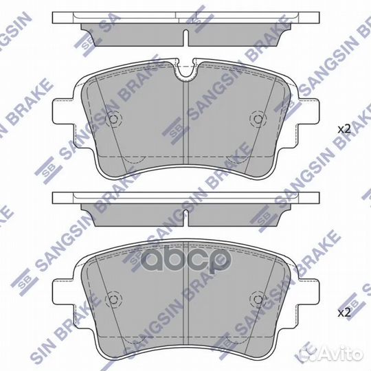 Колодки тормозные SP4474 Sangsin brake