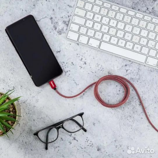 Кабель hama USB Type-C (m) - USB Type-C (m), 1.5м