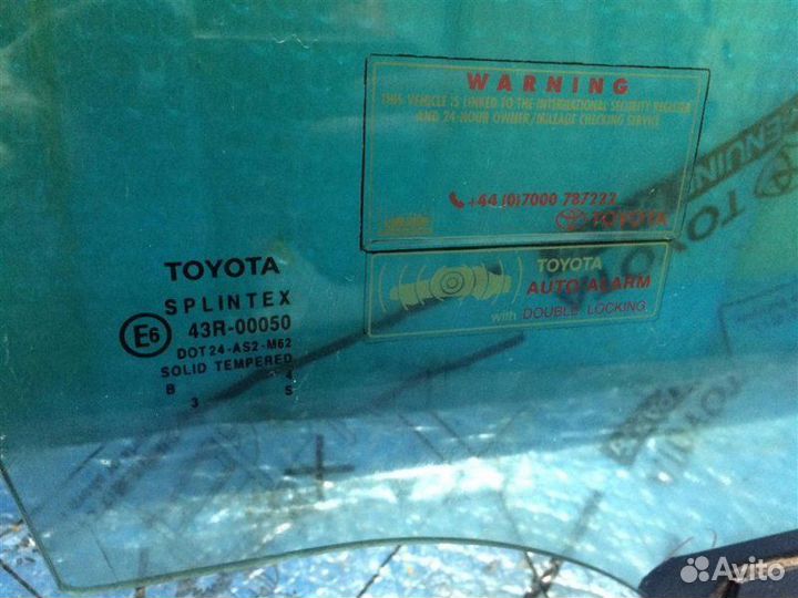 Стекло двери передней правой Toyota Avensis Ii