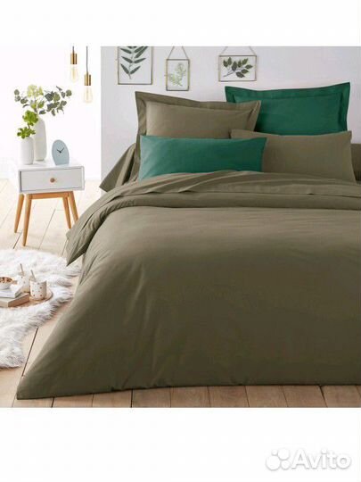 Наволочка однотонная с воланом LA redoute, HM home