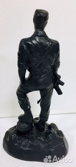 Скульптура. Афган 1979-1989. Афганец. Чугун 2000 г