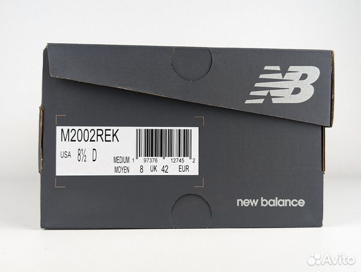 Кроссовки New Balance 2002 in off white and grey