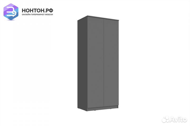 Шкаф двухстворчатый Челси графит