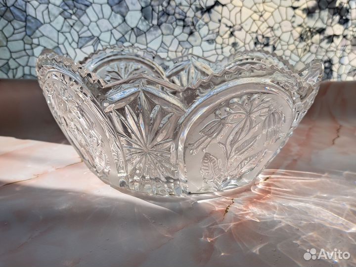 Хрустальные вазы времен СССР