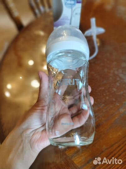 Бутылочка стекло avent