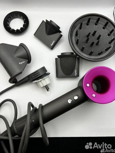 Фен Dyson Supersonic HD08 HK, Nickel/Fuchsia