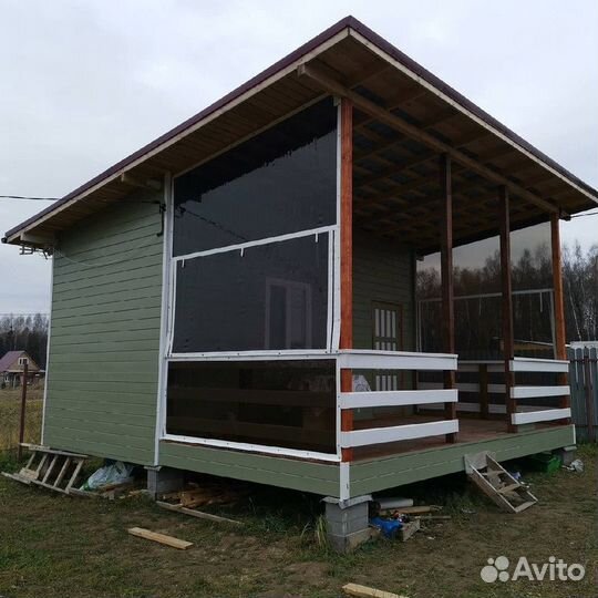 Мягкие окна пвх для террас