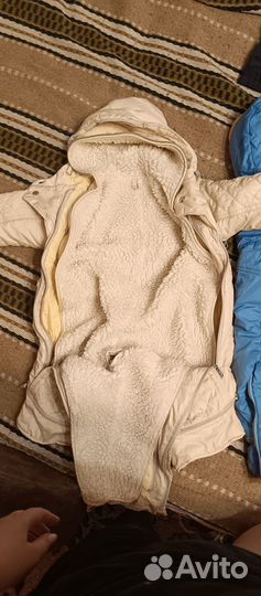 Зимний комбинезон для девочки 74 80 рост